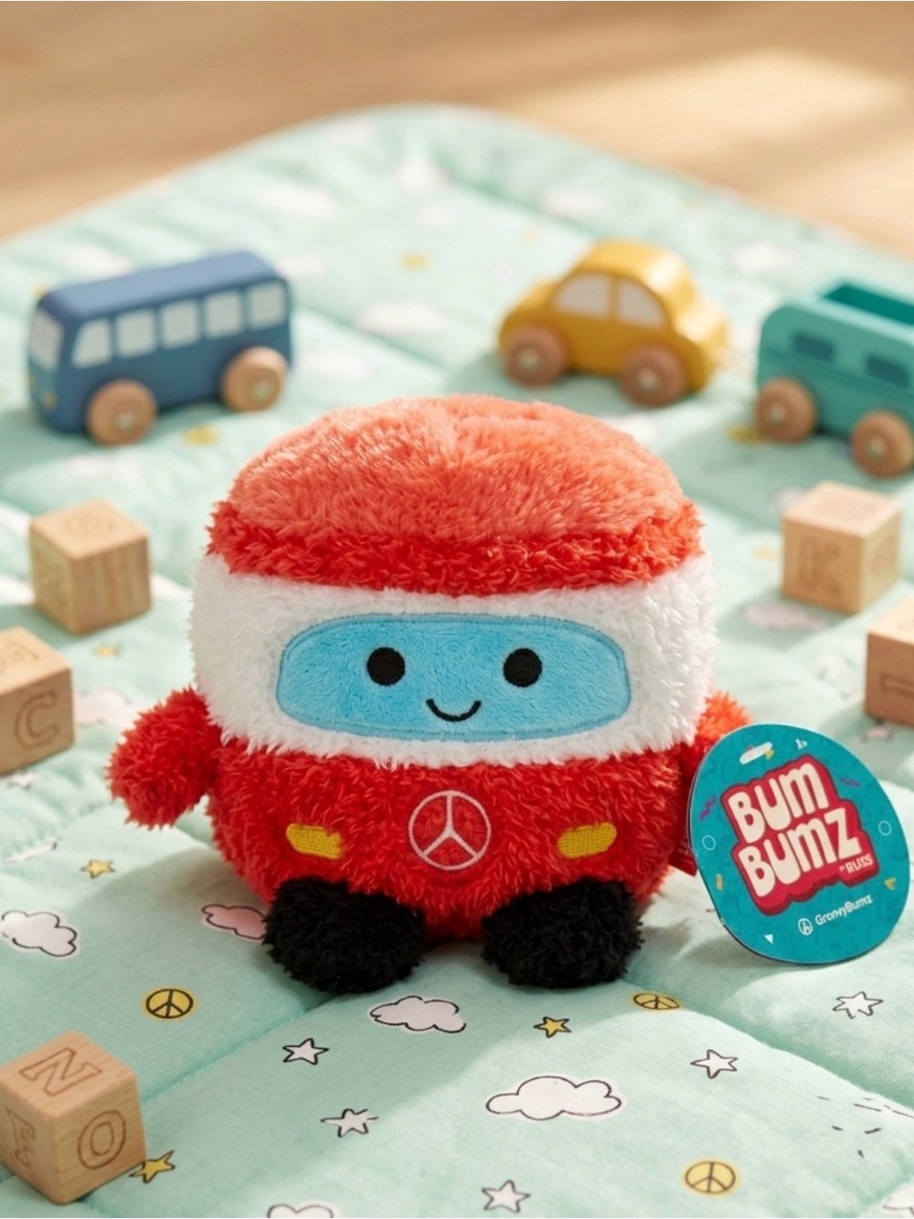 🚐 Vance the Red 4.5 Groovy Van Plush BumBumz 🚘